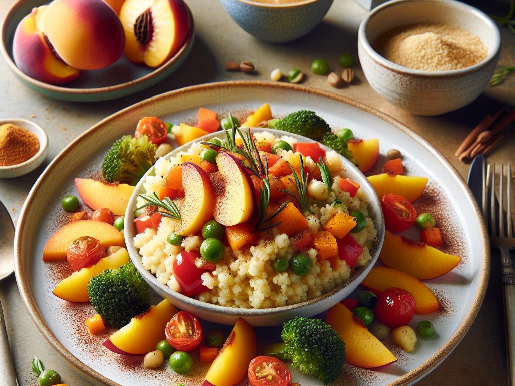 image-163 Semoule Épicée aux Légumes et Nectarine