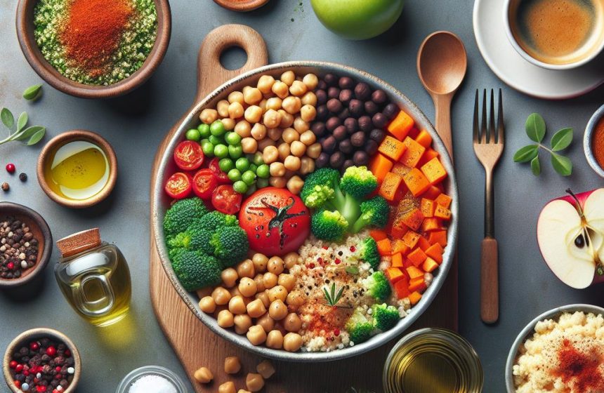 Délice de Pois Chiches et Légumes Méditerranéens