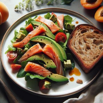 Salade de Truite Fumée et Avocat