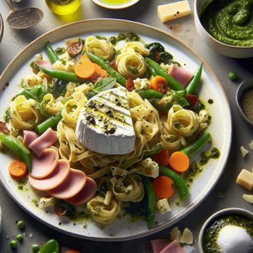 Pâtes Sans Gluten à la Burratina et Pesto