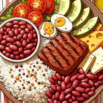 Délice Équilibré de Riz et Haricots Rouges au Steak Haché