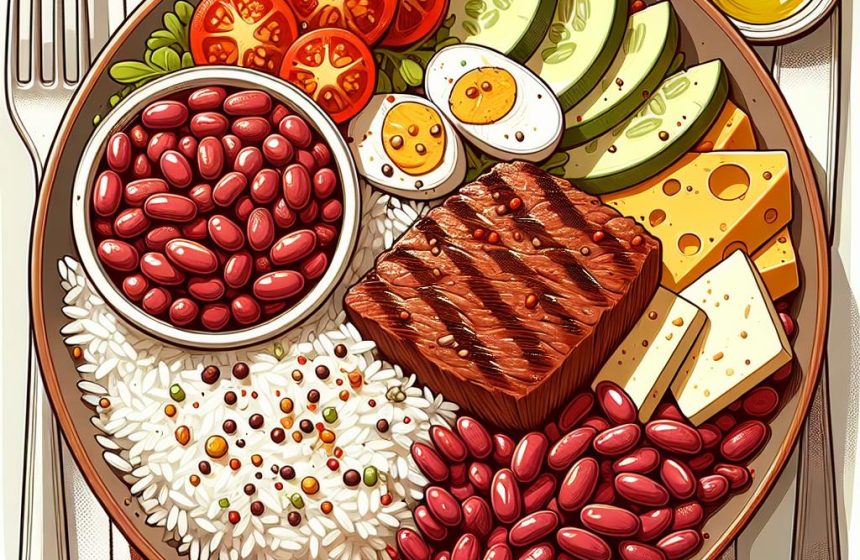 Délice Équilibré de Riz et Haricots Rouges au Steak Haché