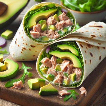 Wrap Gourmand au Thon et Avocat