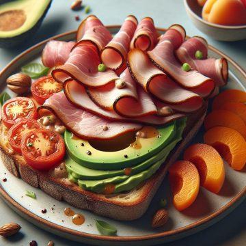 Délice de Porc et Avocat sur Pain au Levain