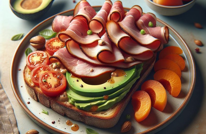 Délice de Porc et Avocat sur Pain au Levain