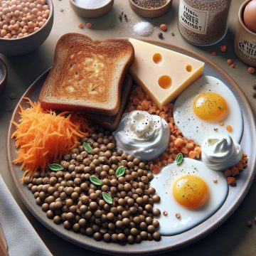 Délice de Lentilles et Œufs Brouillés