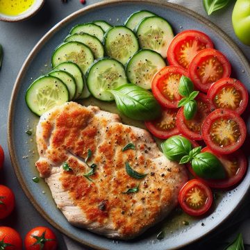 image-227 Escalope de Dinde à la Tomate et Concombre Croquant