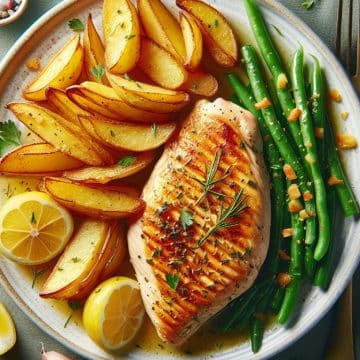 image-229 Filet de Poulet aux Pommes de Terre à la Sarladaise Revisité