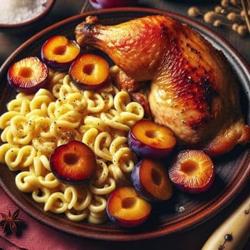 image-230 Cuisse de Poulet Rôtie aux Spaetzle et Prunes
