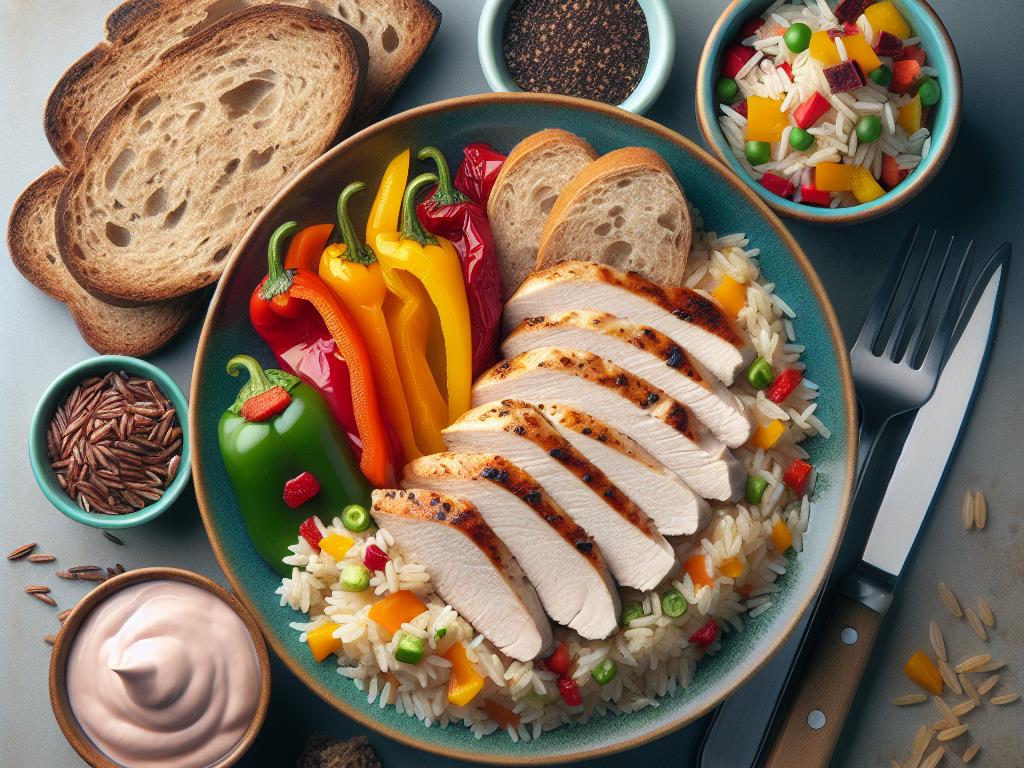 image-232 Escalope de Dinde aux Poivrons et Riz Parfumé