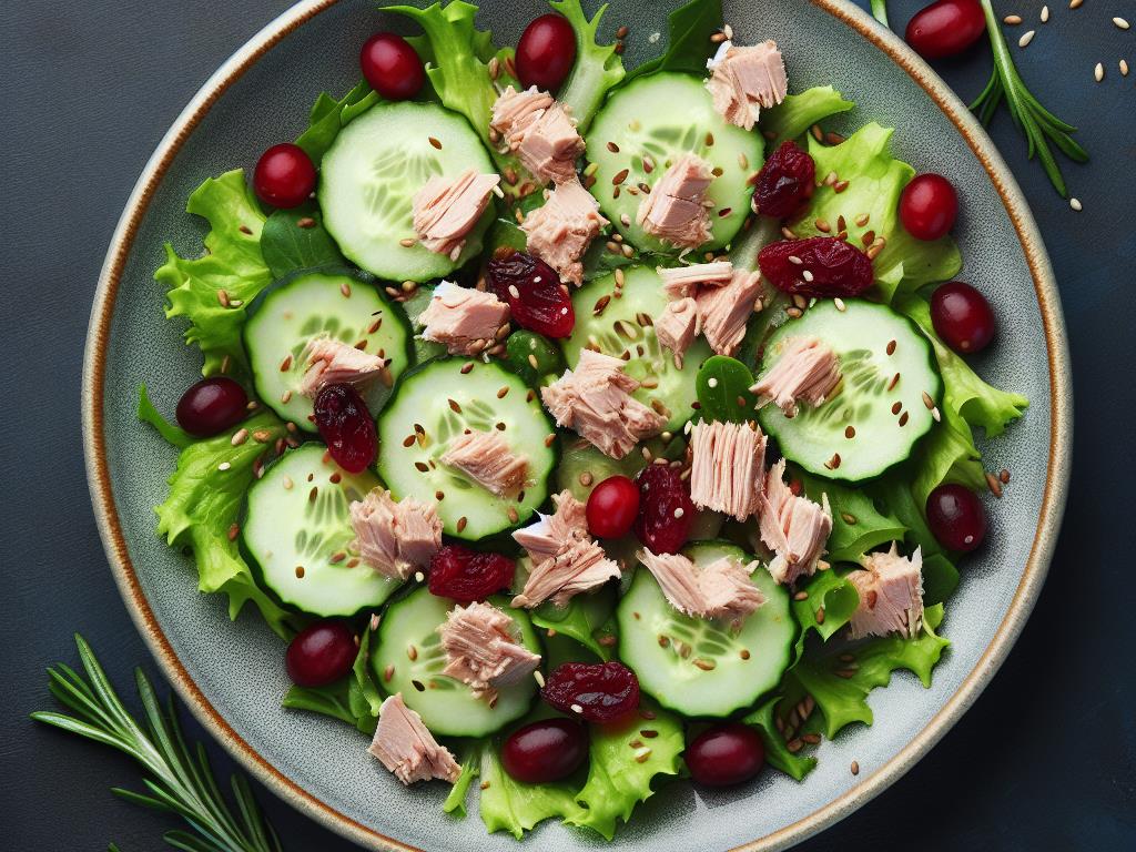 image-235 Salade Croquante au Thon et Cranberries