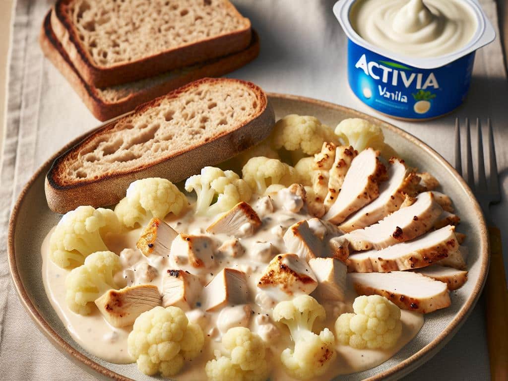 image-238 Chou-fleur Crémeux au Poulet et Yaourt Vanille