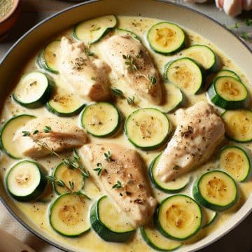 image-242 Délice de Poulet Crémeux aux Courgettes