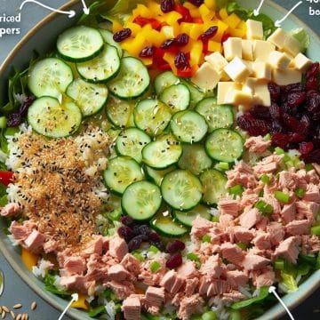 Salade Énergisante au Thon et Riz Complet