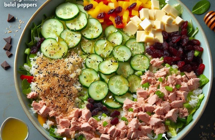 Salade Énergisante au Thon et Riz Complet