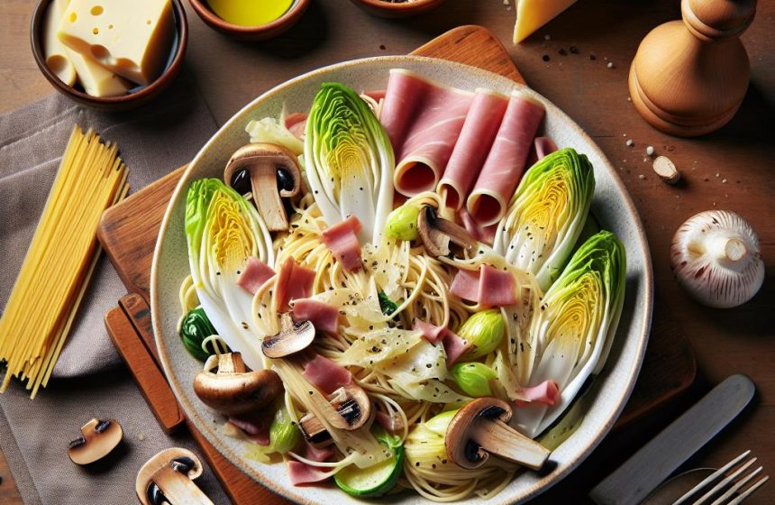 Spaghetti Gourmand aux Légumes et Morbier
