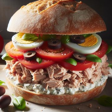 image-252 Sandwich Méditerranéen au Thon et Basilic