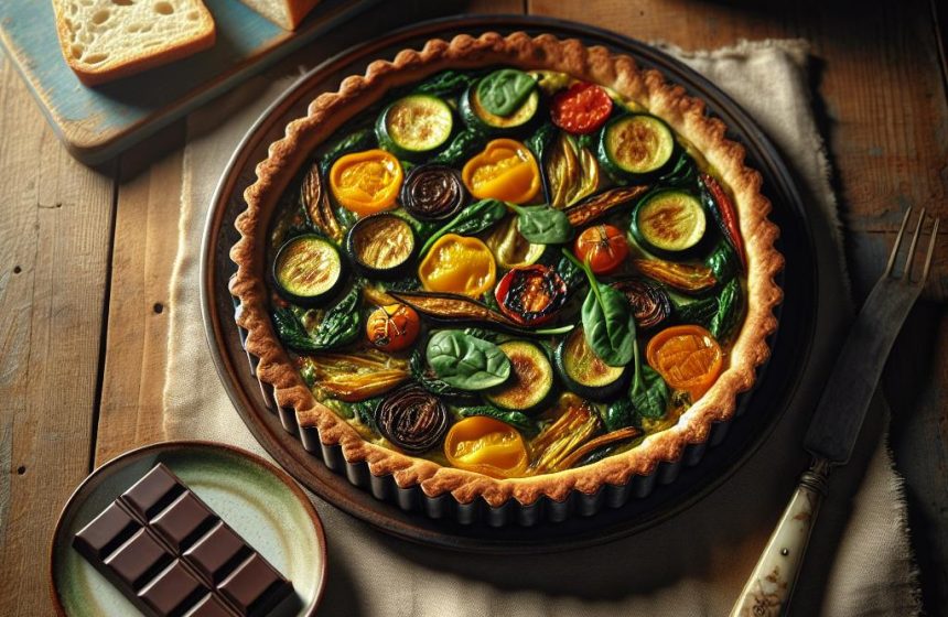 Tarte Gourmande aux Légumes et Chocolat Noir