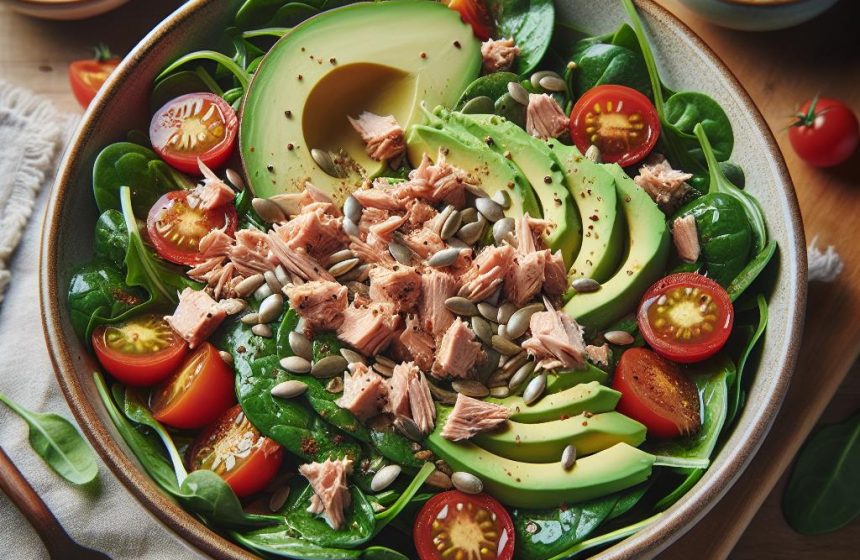Salade de Mâche et Thon Revigorante