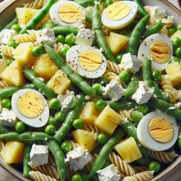 Salade Protéinée aux Haricots Verts et Ananas