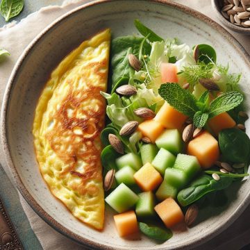 image-39 Salade Fraîcheur au Melon et Omelette