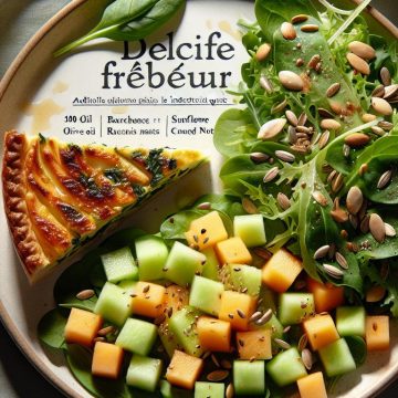 image-40 Délice Fraîcheur : Salade Verte, Melon et Quiche