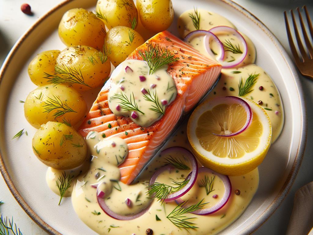 image-44 Saumon à l’Aneth avec Pommes de Terre et Sauce Crémeuse