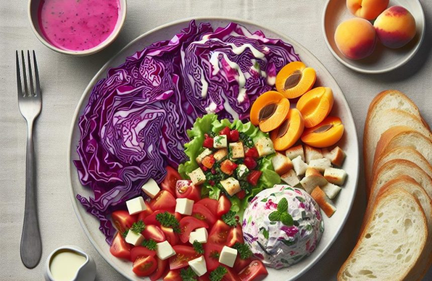 Salade Colorée et Équilibrée au Chou Rouge