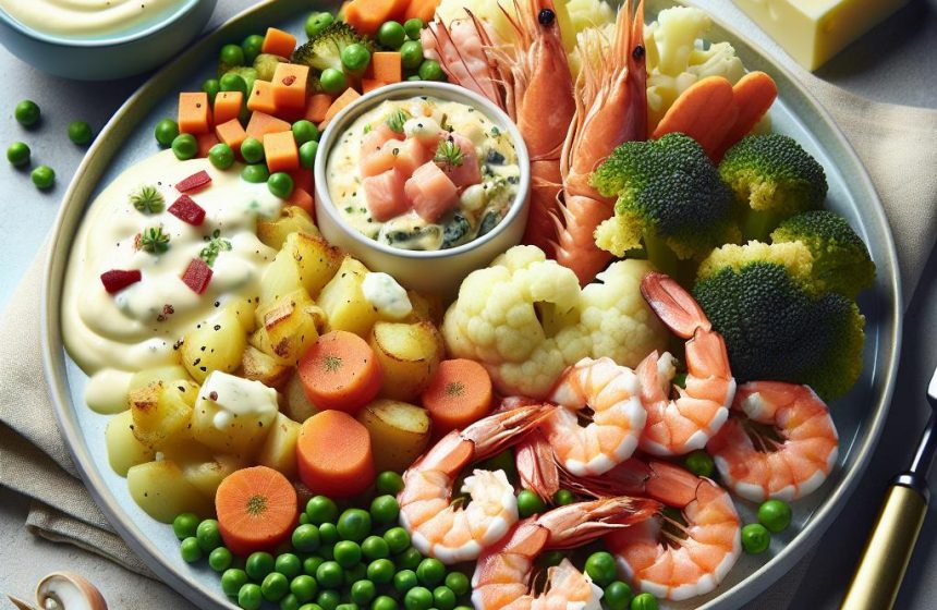 Délice de la Mer au Chou-Fleur et Saumon Fumé