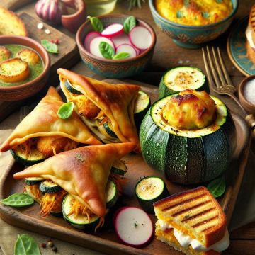 Délice de Samoussas et Courgettes Farcies