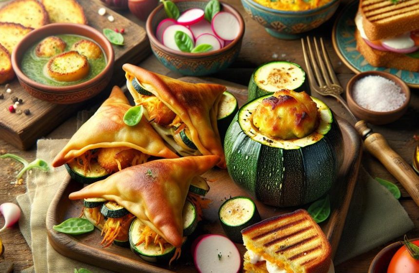 Délice de Samoussas et Courgettes Farcies
