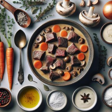 image-62 Ragoût de Bœuf aux Carottes et Champignons dans une Sauce Crémeuse