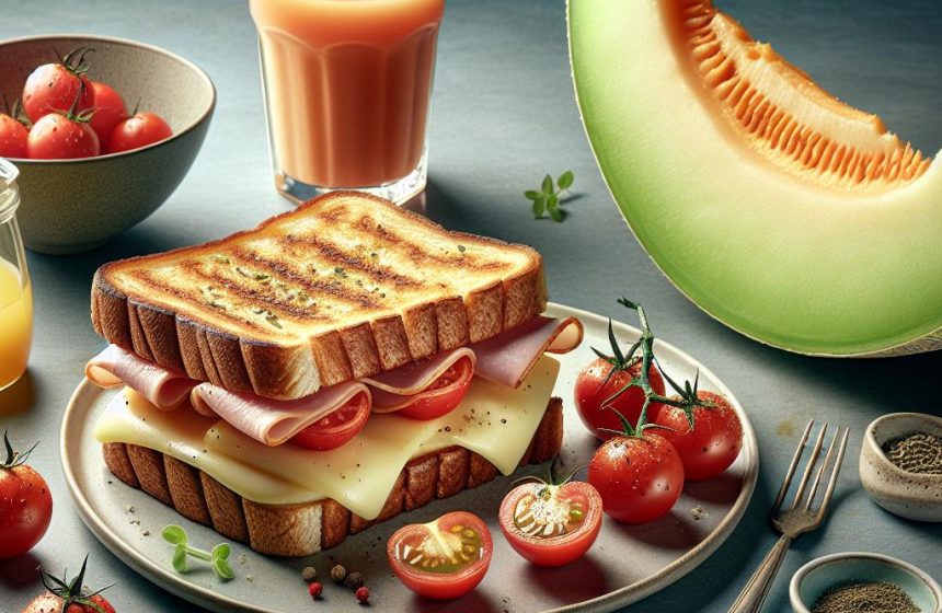 Délice de Croque-Monsieur et Fraîcheur de Melon
