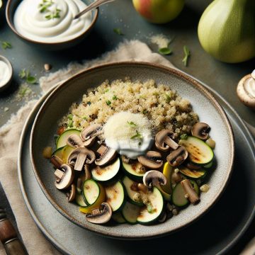 image-71 Quinoa Gourmand aux Courgettes, Champignons et Parmesan