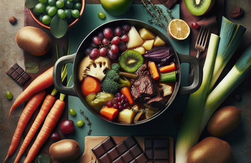 Potée Savoureuse au Petit Salé et Fruits Frais