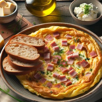 image-90 Omelette Gourmande au Jambon et Douceur de Brebis