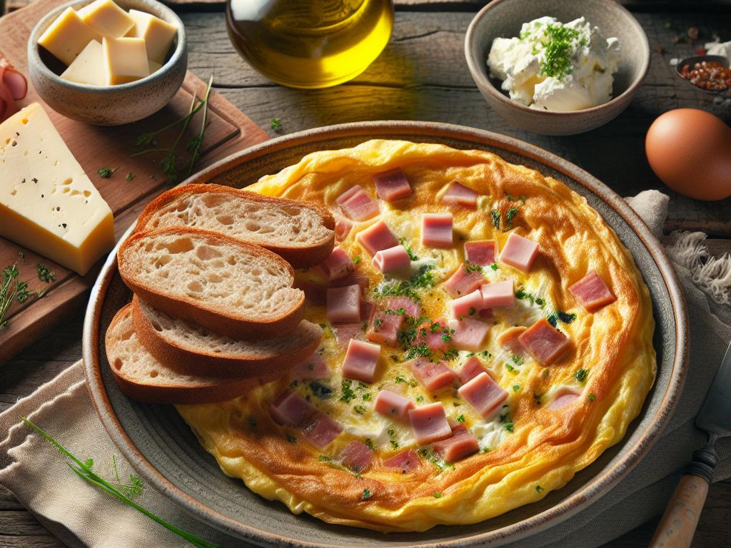 image-90 Omelette Gourmande au Jambon et Douceur de Brebis