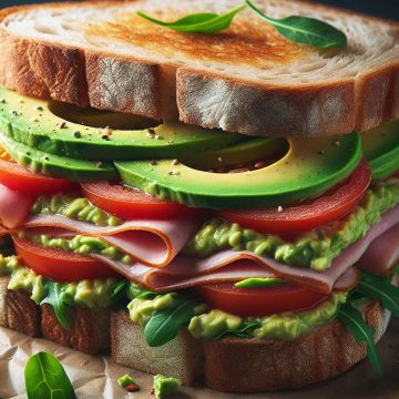 Sandwich Gourmand à l&rsquo;Avocat et Jambon