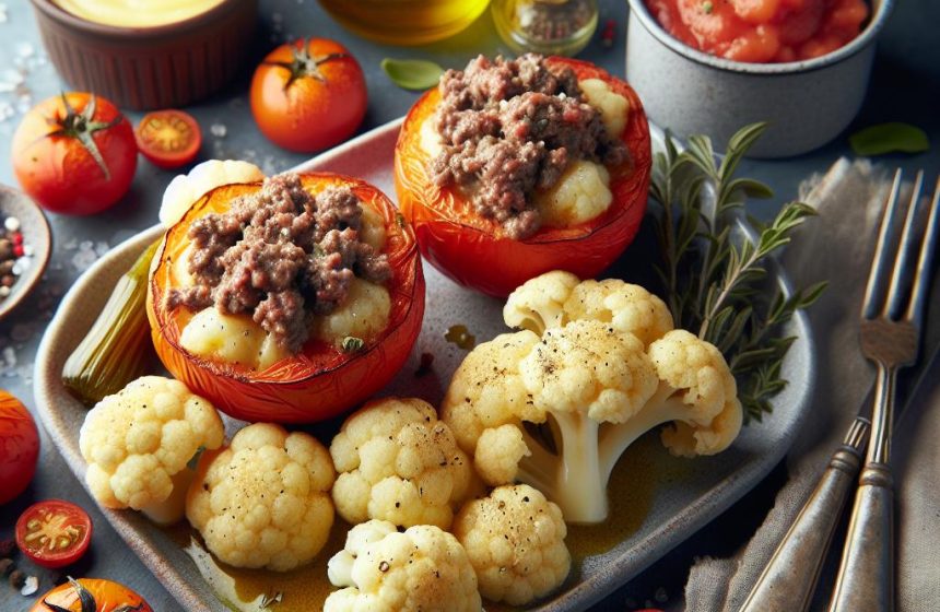 Délice de Chou-Fleur et Tomates Farcies