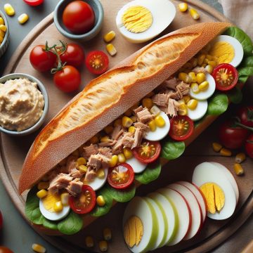 image-112 Délice de Thon et Mâche sur Baguette Croustillante