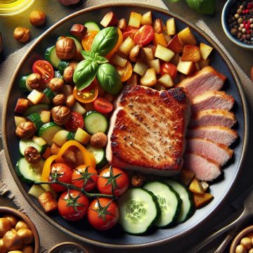 image-116 Escalope de Porc aux Légumes Croquants et Marrons