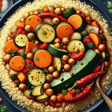 Couscous à la Marocaine aux Légumes Cuisinés