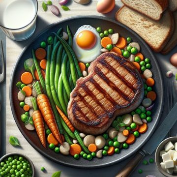 image-137 Escalope de Veau Poêlée Jardinière avec Œuf au Lait et Pain