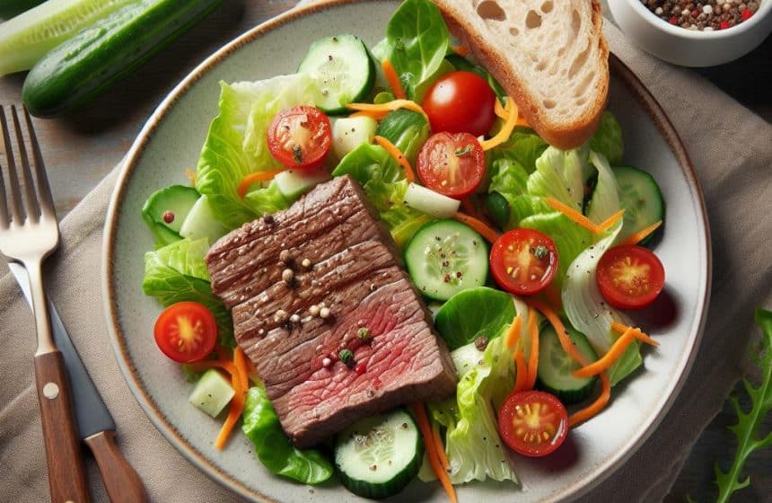 Filet Américain Salade Gourmande