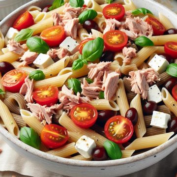 image-153 Salade de Pâtes au Thon, Tomates et Mozzarella