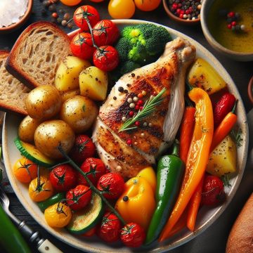 image-16 Poulet Rôti aux Légumes Colorés et Pain Complet