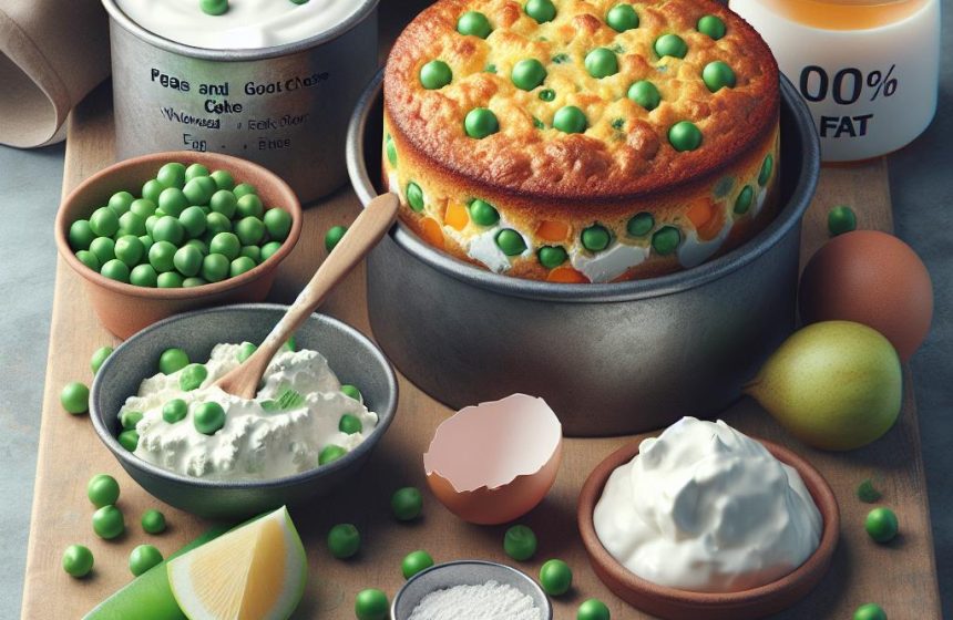 Cake Petit Pois Chèvre et Yaourt aux Fruits 0%