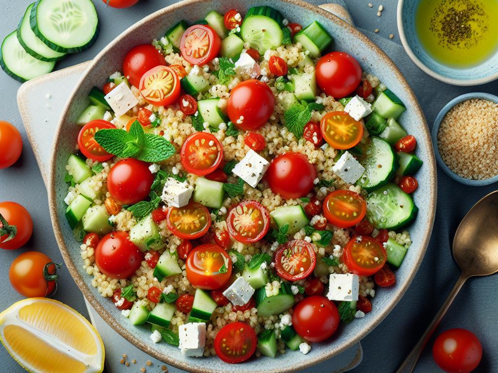 image-27 Taboulé Méditerranéen aux Tomates Cerises, Concombre et Feta