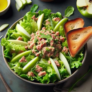 Salade Croquante au Tartare Végétal