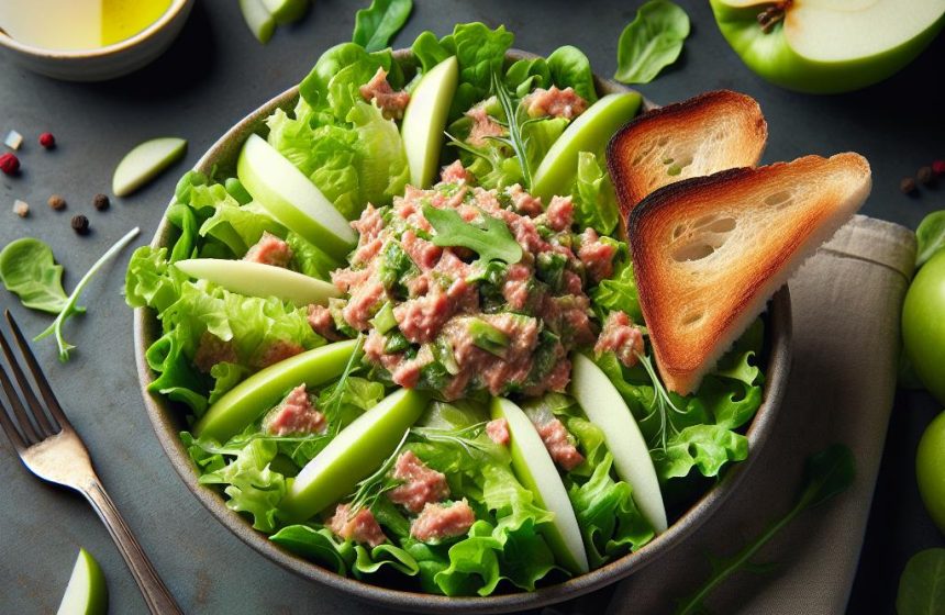 Salade Croquante au Tartare Végétal